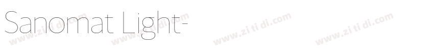 Sanomat Light字体转换